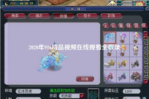 2020年916精品视频在线观看全收录