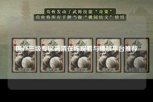 国产三级专区高清在线观看与播放平台推荐