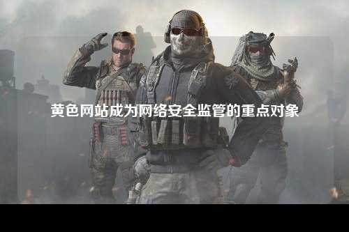 黄色网站成为网络安全监管的重点对象